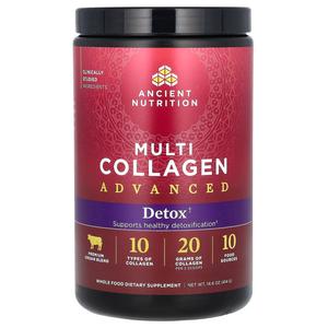 Multi Collagen Advanced, Детокс, 14,6 унции (414 г) Ancient Nutrition