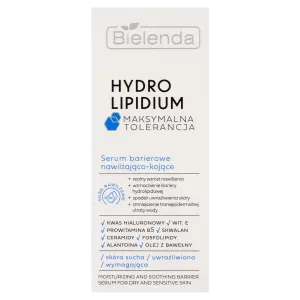 Увлажняющая и успокаивающая барьерная сыворотка для лица Bielenda Hydro Lipidium, 30 мл