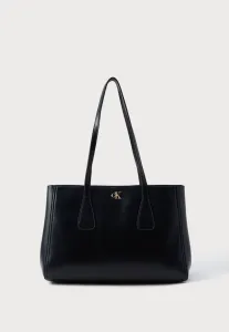 Средняя рабочая сумка-тоут Calvin Klein, Black/Antique Light Gold-Coloured