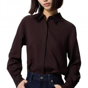 UNIQLO Женская рубашка коричневый black