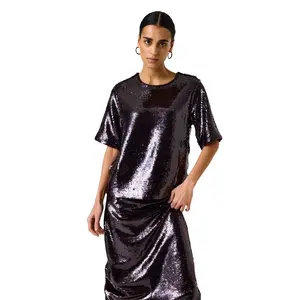 Блузка с коротким рукавом Garcia K50032, черный