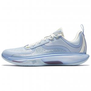ANTA GH5 Амортизирующие баскетбольные кроссовки с отскоком низкие мужские небесно-голубые, цвет Sky Blue
