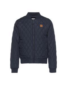 Межсезонная куртка Urban Classics Diamond Quilt, темно-синий
