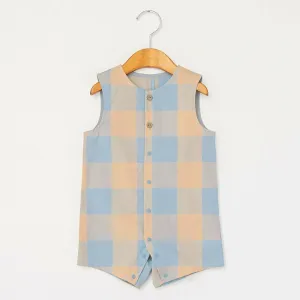 Комбинезон с клетчатым рисунком в тон ткани Branshes, цвет Pink