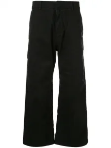 Широкие укороченные брюки Nº21, черный