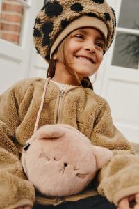 Детская шапка-берет из тополевого ворса Liewood, бежевый