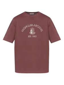 Футболка с принтом MONCLER, красный