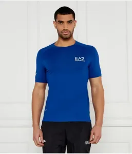 Футболка regular fit Ea7, васильковый