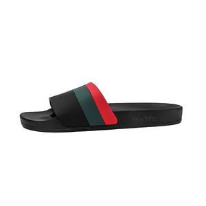 Резиновые тапочки-слайды с вышивкой, быстросохнущие, унисекс XIMO BULL, Black Green