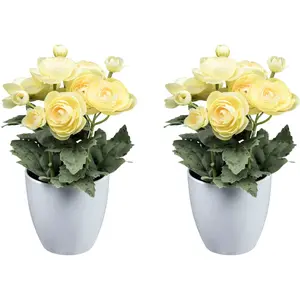 Креатив зеленый искусственный цветок «Ранункулюс» Creativ Green