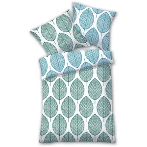 Постельное белье Dyckhoff «Лина» из мягкой махры, цвет jade