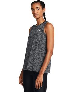 Топ Under Armour Tech Tank Twist, черный/белый