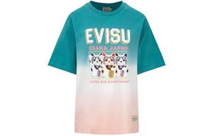 Футболка женская многоцветная Evisu