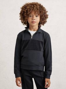 Детский свитшот Selin с молнией Reiss, Navy Blue