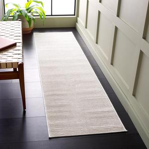 Ковер-дорожка SAFAVIEH, 61 x 244 см, Saylor 100 Collection, Ivory, переходный дизайн, устойчивый к пятнам, идеален для помещений с высокой проходимостью: прихожая, ванная комната и кухня (SAY104A-28)