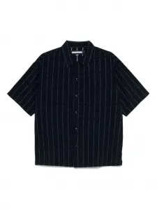 Рубашка с короткими рукавами Добби Neighborhood, черный