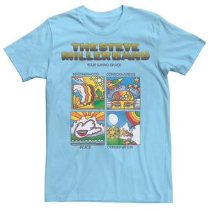 Мужская футболка Steve Miller Band Your Saving Grace Licensed Character, цвет Light Blue