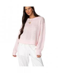 Женский свитер свободного кроя Kyrah Edikted, розовый