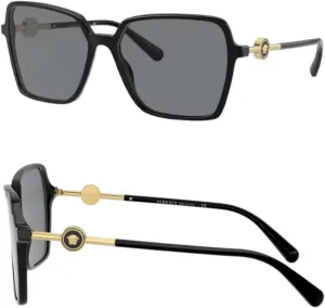 Солнцезащитные очки VERSACE VE4396 квадратной формы с роскошным комплектом для очков