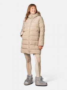 KARI TRAA Зимнее пальто "Линн" цвета таупе