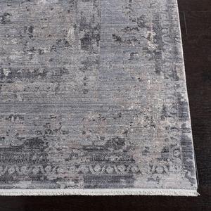 Ковер-дорожка SAFAVIEH, 92 x 305 см,  Eclipse Collection Grey/Charcoal ECL134F Vintage Oriental Distressed Viscose