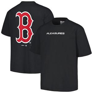 Футболка мужская pleasures black boston red sox ballpark Unbranded