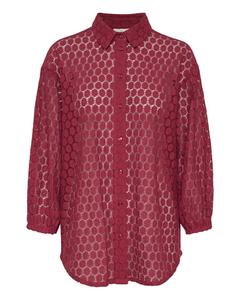Рубашка Kaffe Blouse Loren, бордовый