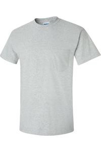Футболка Gildan Ultra Cotton с карманом, цвет sport grey
