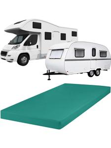 Односпальная трикотажная простыня на резинке для караванов, автодомов и лодок  Питтсбург, бензин  Redbest , Petrol