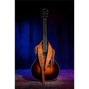 Замшевый ремешок Fender с бахромой, медовый, 2,5 дюйма.
