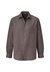 Рубашка с длинным рукавом из чистого хлопка. Длинный рукав PADDOCK'S, цвет Brown Melange