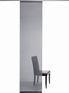 Панельная штора Манхэттен 60x245 см, серебристая, для гостиной или спальни Homing