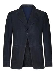 Замшевый блейзер FRANZESE COLLECTION, синий
