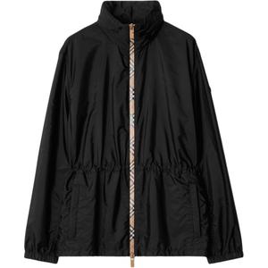 Burberry Куртка с нашивкой-логотипом, Black