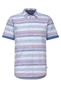 Повседневная рубашка Street One MEN Regular fit Button Up Shirt, разноцветный