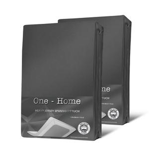 Две верхние простыни One-Home 180-200x200 см Heavy, антрацит