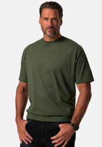 Базовая футболка STOMACH FIT SHORT SLEEVE SLEEVE EMBROIDERY JP1880, зеленый