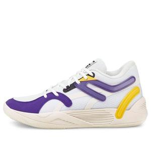 Кроссовки trc blaze court 'white spectra yellow' Puma, белый