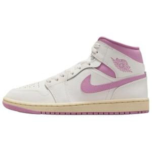 Кроссовки Air Jordan 1 Vintage Basketball Shoes Women's Mid-top White/purple, фиолетовый