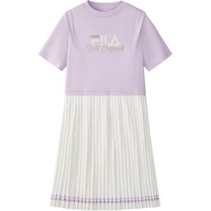 FILA KIDS Классическое платье Lifestyle SS25 потрясающий фиолетовый для подростков