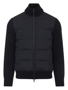 Стеганая куртка на молнии Moncler, синий