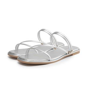 FOXER Серебряные женские противоскользящие тапочки устойчивые к истиранию, цвет Silver