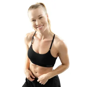 Женский бесшовный спортивный бюстгальтер Gym-SeamlessBra Siroko, черный