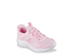 Слипоны Skechers Bounder - детский, светло-розовый