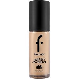 Тональная основа Flormar Perfect Coverage Mat Touch, 308 Fair Ivory / 30 ml