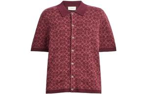 SS23 Футболка поло мужская тёмно-красная COACH