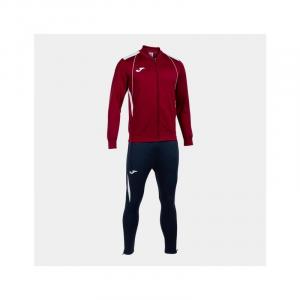 Мужской спортивный костюм Joma Championship VII 103083 Бордо Белый Темно-синий 672 Мягкий