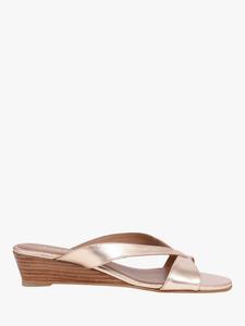 Klevina кожаные мюли на платформе с открытым носком Jones Bootmaker, Gold