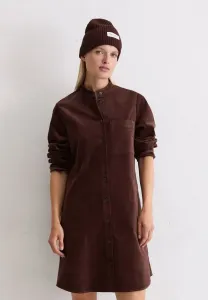 Платье-Рубашка с короткими рукавами и карманами. Marc O'Polo, Black Cherry