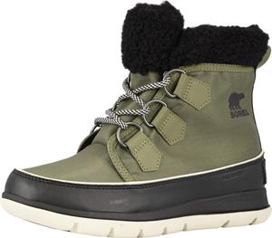 Женские зимние ботинки Sorel Explorer Carnival, размер 2 AU, черный/зеленый